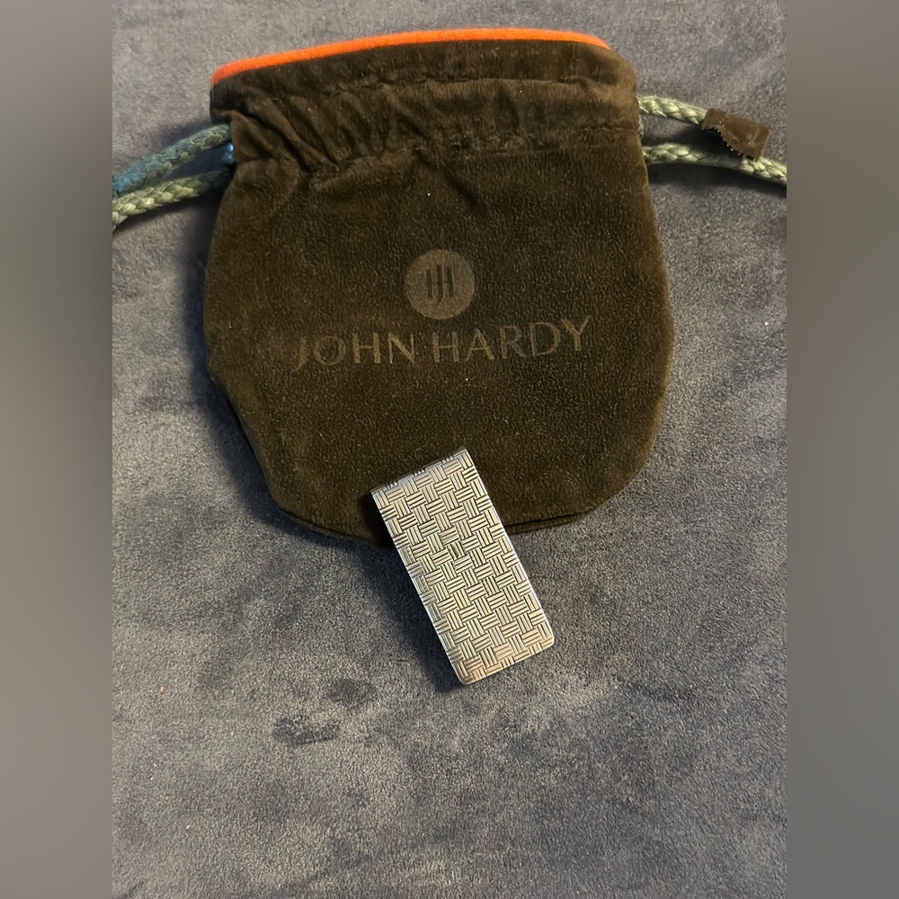 Sterling Silver John Hardy Money Clip Woven
